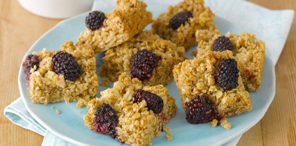 sainsburys apple and blackberry flapjacks