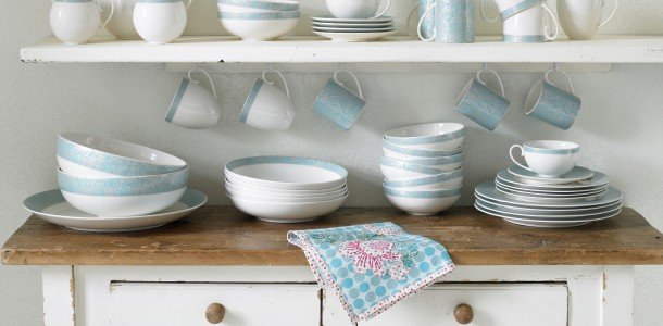 Lucille Teal Shelf