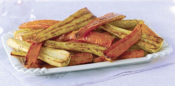 garlic sage and thyme root vegetables
