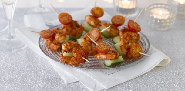 spicy Prawn Stick canapes