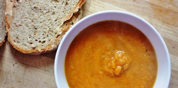 carrot and lentil soup