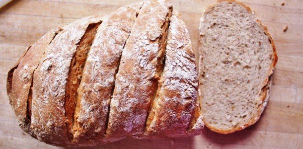 white rye and granary loaf