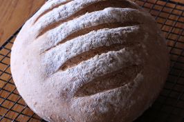 oaty loaf of bread