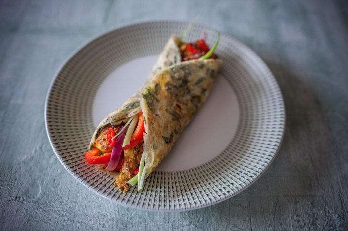 egg pancake rolls